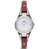 Watch strap Fossil ES3416 Leather Red 8mm